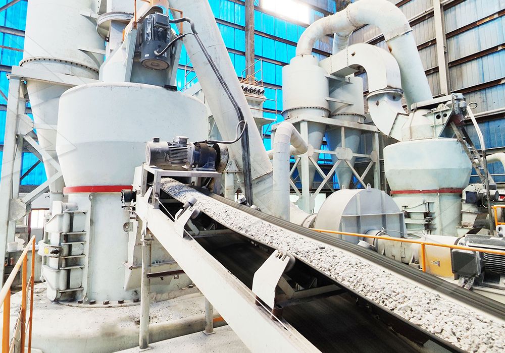 Complete olivine powder production line layout