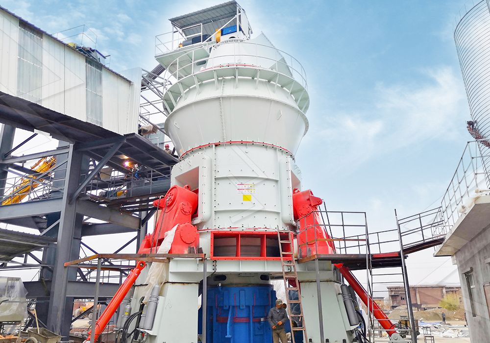 LM vertical roller mill in operation