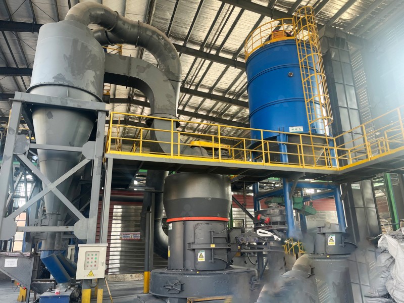 Industrial mineral processing plant layout