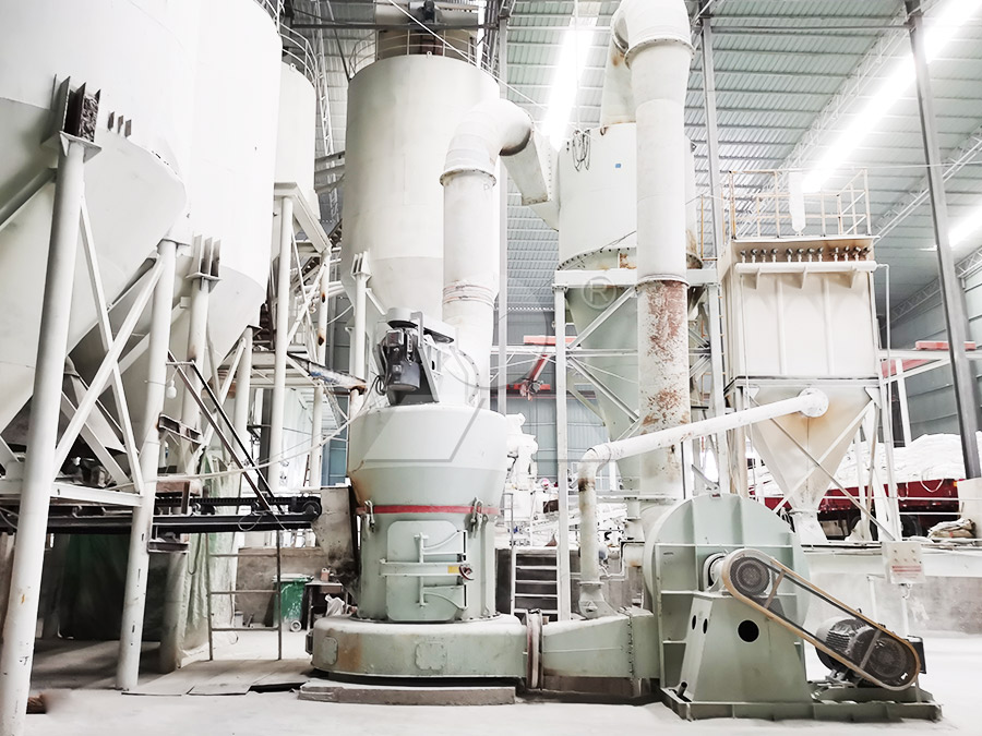 industrial waste processing plant with grinding equipment