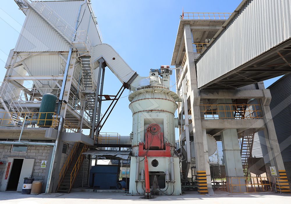 LM vertical roller mill for slag in operation