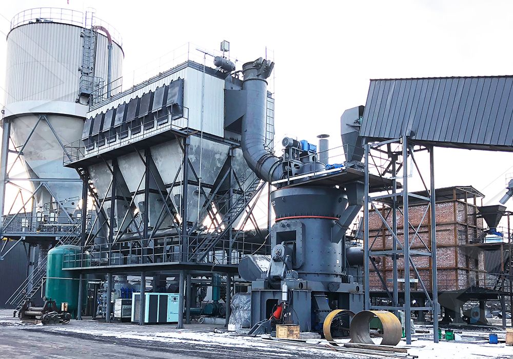 LM vertical roller mill working site
