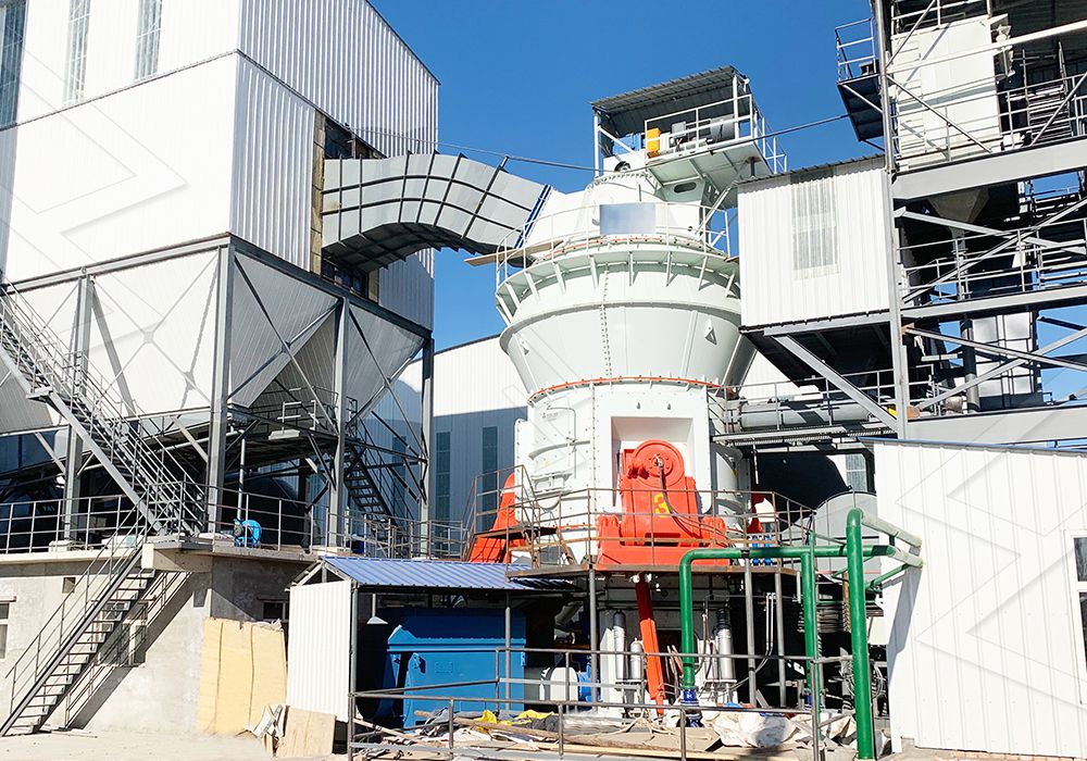 Working principle diagram of LM vertical mill