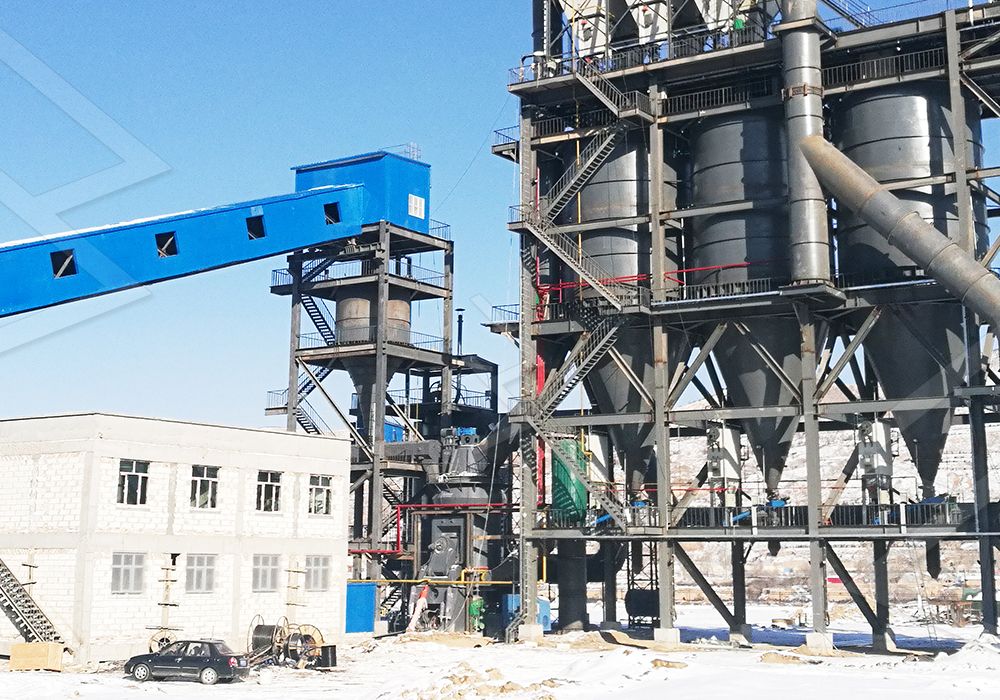 final ground slag powder from vertical mill