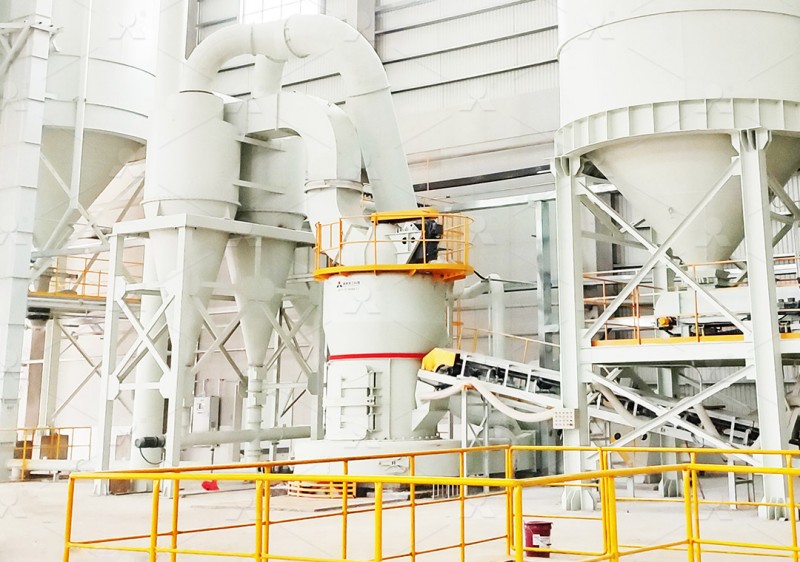 Fluorite ore processing workshop
