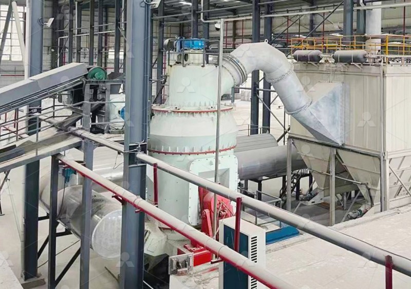 LM slag vertical mill in operation