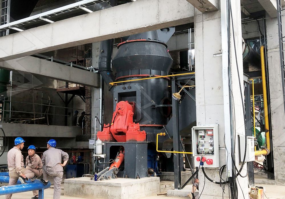 LM vertical roller mill working principle