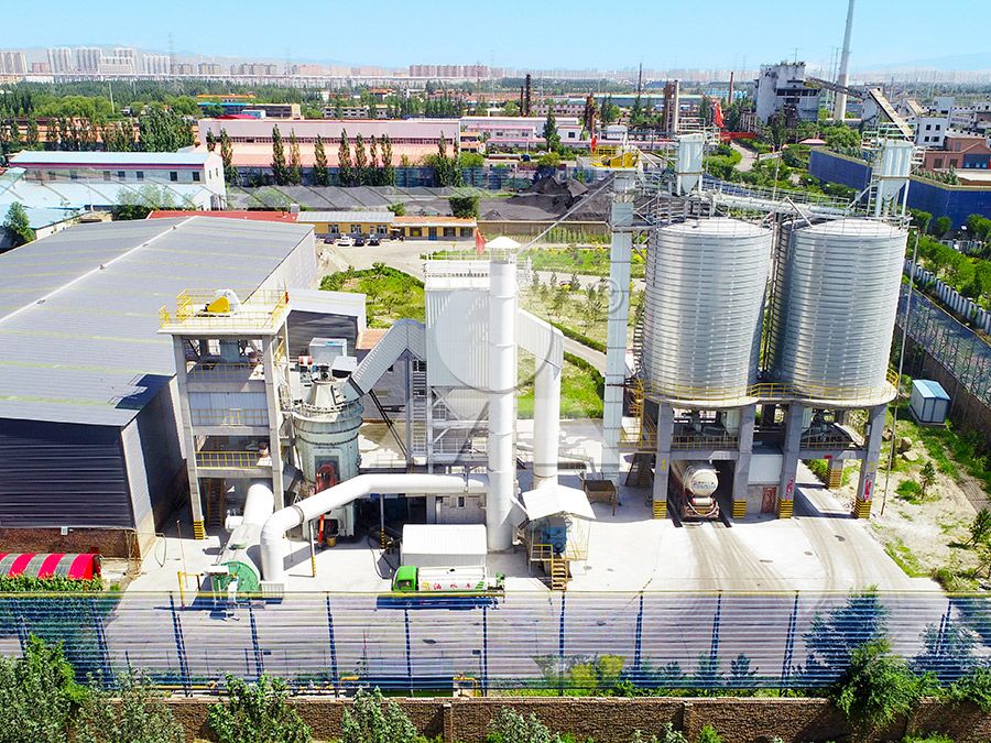 hot air drying system inside vertical roller mill